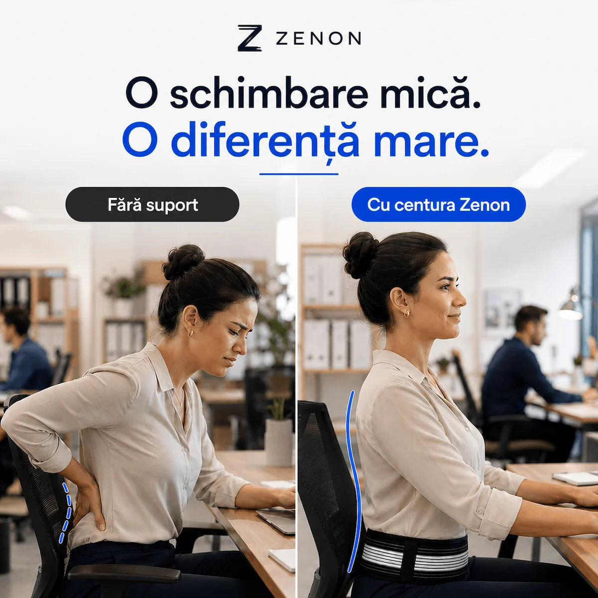 Centura Zenon™⭐ cu susținere dublă