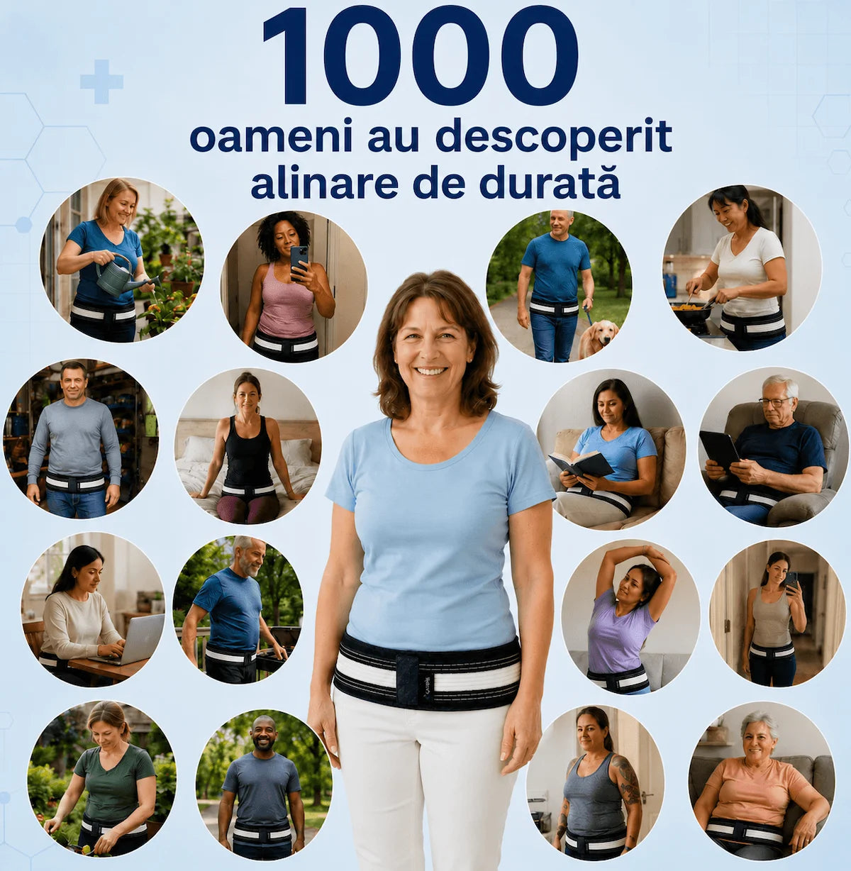 Centura Zenon™⭐ cu susținere dublă